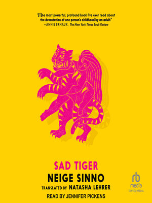 cover image of Sad Tiger